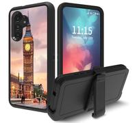 for Samsung Galaxy S25 Plus Case & Galaxy S24 Plus Case, with Swivel Belt Clip Heavy Duty Shockproof TPU Protection Phone Cover for Samsung S25 Plus/S24 Plus,London City