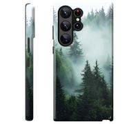 for Samsung Galaxy S25 Ultra Case,Dual Layer Hybrid Hard PC & Soft Silicone Defense Anti-Drop Anti-Scratch Protective Case for Samsung S25 Ultra 6.8 inch,Nature Mountain Forest