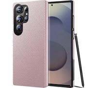 for Samsung Galaxy S25 Ultra Case with Screen Protector, Military Grade Protection S25 Ultra Protective Case Rugged PC Hard Silcone Shockproof Cover for Samsung S25 Ultra 5G Phone Case (Rose Gold)