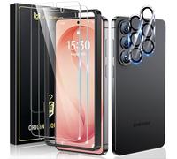 for Samsung Galaxy S26 Screen Protector -2+2 Pack Tempered Glass Screen Protector and Camera Lens Protector【Support Fingerprint】 Anti Scratch HD Clear Film with Lens Protector
