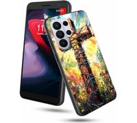 for Samsung Galaxy S26 Ultra Phone Case 6.9" Slim Soft Silicone TPU Cover with Art Christian Cross Design Women Wen Lightweight Anti-Scratch Shockproof Protective Case for Samsung S26 Ultra 5G 2026