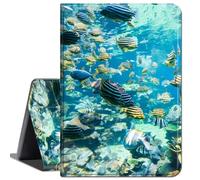 for Samsung Galaxy Tab A 10.1 Case 2019, Only Fit (SM-T510/ SM-T515/ SM-T517 Case),Slim Lightweight Smart Shell Stand Cover with Auto Wake/Sleep Case for Galaxy Tab A 10.1,Marine Life Fish