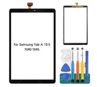 For Samsung Galaxy Tab A 10.5 inch Touch Screen For Samsung Galaxy Tab A Screen Replacement SM-T590 SM-T595 Digitizer Repair Kits (Black,No LCD)