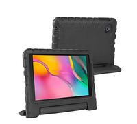 For Samsung Galaxy Tab A 2016 10.1" Case - Heavy Duty Shockproof & Dustproof - Convertible Handle Stand -Easy to Carry Lightweight Full Body Protective Case Kids Friendly Rugged Case T580 T585 Black