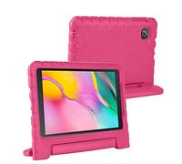 For Samsung Galaxy Tab A 2016 10.1" Case - Heavy Duty Shockproof & Dustproof - Convertible Handle Stand -Easy to Carry- Lightweight Full Body Protective Case - Kids Friendly Rugged Case T580 T585 Pink