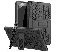 For Samsung Galaxy Tab A 8.0 2019 Case [SM-T290 SM-T295] Heavy Duty Armor Hybrid Shockproof Dual Layer Hard Cover (Black)