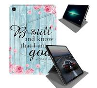 for Samsung Galaxy Tab A 8.0 (2019) SM-T290/T295 Case,BEOTIWAD 360 Degree Rotating Folding Stand Protective Cover with Auto Sleep/Wake,Psalm 46-10 Be Still