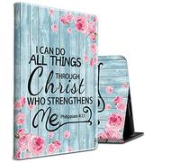 for Samsung Galaxy Tab A9+ 10.9 Inch 2023 Model (SM-X210/X216/X218) Case, BEOTIWAD PU Leather Auto SleepWake Stand Cover with Adjustable Angle for Samsung A9 Plus Tablet,Bible Verses Philippians 4-13