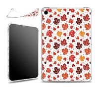 for Samsung Galaxy Tab A9 8.7 inch 2023 Model (SM-X110/X115/X117) Case, Slim Silicone Lightweight Clear Military-Grade Corners Shockproof Case Soft TPU Cover, Autumn Maples