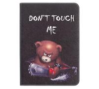 for Samsung Galaxy Tab A9 Plus 11 inch SM-X210/X216/X218 Case, PU Leather Case Stand Function Folip Flip Cover Wallet Card Slot Case with Pen Holder Protective Tablet Case Little bear