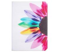 for Samsung Galaxy Tab A9 Plus 11 inch SM-X210/X216/X218 Case, PU Leather Case Stand Function Folip Flip Cover Wallet Card Slot Case with Pen Holder Protective Tablet Case Sun flower
