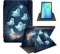 for Samsung Galaxy Tab S10 Lite / S10 FE / S9 FE 5G / S9 10.9'' / 11'' Case, PU Leather Stand Cover with Auto Sleep/Wake, Shockproof TPU Back for Full Protection, Group of Ghosts
