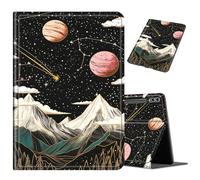 for Samsung Galaxy Tab S10 Ultra/Tab S9 Ultra 14.6-Inch Case, Durable Shockproof Protective Case with Multi-Angle Stand & Pen Holder, Slim Case for Galaxy Tab S9 Ultra & S10 Ultra,Planet Snow Mountain