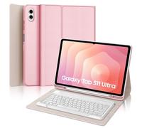 for Samsung Galaxy Tab S11 Ultra Keyboard Case 14.6 inch 2025, Magnetically Detachable Wireless Bluetooth Keyboard, Multi-Angle Stand, PU Leather Folio Cover with S Pen Holder for Galaxy Tab S11 Ultra