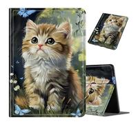 for Samsung Galaxy Tab S6 Lite 10.4 Inch 2024/2022/2020 Case, Galaxy Tab S6 Lite Durable Case with Auto Wake/Sleep & Multi-Angle Stand, for Kids Samsung Galaxy Tab S6 Lite Case, Cute Cat