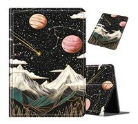 for Samsung Galaxy Tab S6 Lite 10.4 Inch 2024/2022/2020 Case, Galaxy Tab S6 Lite Durable Case with Auto Wake/Sleep & Multi-Angle Stand, for Kids Samsung Galaxy Tab S6 Lite Case, Planet Snow Mountain