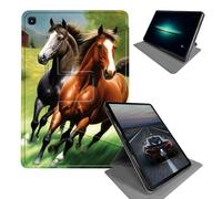for Samsung Galaxy Tab S6 Lite 10.4 inch 2024/2022 (SM-P613/P619)/2020 (SM-P610/P615) Case,BEOTIWAD 360 Degree Rotating Folding Stand Protective Cover with Auto Sleep/Wake,Running Horse