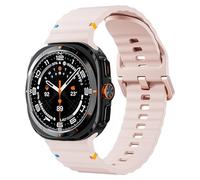 For Samsung Galaxy Watch 7/6/5/4/FE Strap 40 mm 44 mm/Galaxy Watch 6 Classic 47 mm Strap 43 mm/Watches 4 Classic 46 mm 42 mm/5 Pro 45 mm Women Men, Silicone Sport Band No Gap Replacement Strap