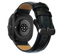 for Samsung Galaxy Watch 8/7 Ultra Bands 47mm 2025/2024 Men Women, No Gaps Quick Release Genuine Leather Replacement strap with Stainless Steel Buckle for Galaxy Watch Ultra Smartwatch Black