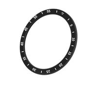 For Samsung Galaxy Watch7 Ultra 47mm Bezel Oil Injection Diamond Circle Circle Prismatic Watch Protection Anti-collision (Black 2)