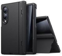 for Samsung Galaxy ZFold 8 Case with Stand, Privacy Screen Protector, Black