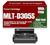 For Samsung MLT-D305S Toner Cartridge, Compatible MLT-D305L Black Toner Cartridges High Yield High Capacity for Samsung ML-3750 3750N 3750ND ML-3753ND Printers,MLT D305S-1PC