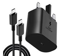For Samsung Super Fast Charger, USB C Charger Plug with 1M Charging Lead For Samsung Galaxy S26/S25/S24/S23/S22/S21/S20 Plus Ultra FE/A56/A16/A15/A32/A33/A34/A35/A52/A53/A54 Z Flip Z Fold (1 PACK)
