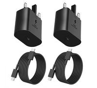 For Samsung Super Fast Charger, USB C Charger Plug with 1M Charging Lead For Samsung Galaxy S26/S25/S24/S23/S22/S21/S20 Plus Ultra FE/A56/A16/A15/A32/A33/A34/A35/A52/A53/A54 Z Flip Z Fold (2 PACK)