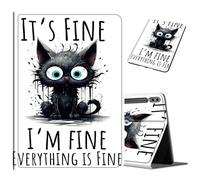 for Samsung Tablet A9 Plus Case, Galaxy Tab A9 Plus Shockproof Case with Auto Wake/Sleep & Multi-Angle Stand, for Samsung Galaxy Tab A9+ Case 11 Inch 2023 (SM-X210/X216/X218), I'm Fine