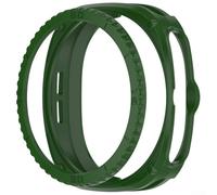 For Samsung Watch8 Classic 47mm For TPU Armor Protective Case with Scale Ring, Resistant and Lightweight Design (Black (Green (defined))