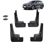 for Santa Fe TM 2019 Mud Flaps Holes Vehicle Tire Protector Mudflaps Splash Guards Fenders Front Rear Mud Flap Mudguards