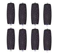 for Scholl Velvet Smooth Express Pedi Replacement Rollers Heads Refills Hard Skin Remover Foot Callus Remover for Feet - Foot Soak, feet Hard Skin Remover Foot Scrub (Black Extra Coarse, 8)