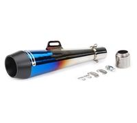 For Scooter Motocross Dirt Bike Moto 300cc 600cc 1000cc 51MM Motorcycle Escape Muffler Slip On Exhaust Pipe Motorcycle Exhaust Muffler System(3)