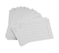 For Scorecard Refills 40 Pack Coated Paper For Score Sheet Inserts 6x3.9 Inch Replacement Inner For Pages for Club Member Trackers and Referee Tournament Record Keeping