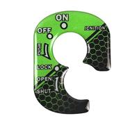 For SCR 110 Today 100 JOY 125 Scooter Decorations 3D Motorcycle Key Switch Sticker And Decal(DESIGN V)