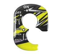 For SCR 110 Today 100 JOY 125 Scooter Decorations 3D Motorcycle Key Switch Sticker And Decal(DESIGN B)