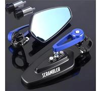 For Scrambler 400 800 1100 2014 2015 2016 2017 1 Pair Motorcycle Rearview Mirrors Universal Scooter Bar Handlebar Mirror