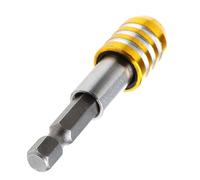 for Screwdrivers Quick-Release Power - 60mm Stainless Steel 0.25 Hex Shank Drills All Bit Holder Chrome-Vanadium Compatible Having Drill Finish Bits Golden Standard