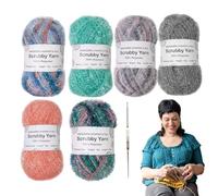 for Scrubbies - Crocheting Fiber Pack, Dishcloth Scrubby | Strong Polyester Thread for Weaving Washcloth Towels Cleaning Kitchen Accessories dly Projects Utility Crafts Handmade Use