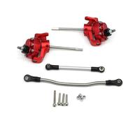 For SCX10 90046 90047 Front And Rear Door Axle 313mm Wheel Base Metal Reverse Transmission Steering Components For Climbing Frame RC Spare Parts