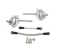 For SCX10 90046 90047 Front And Rear Door Axle 313mm Wheel Base Metal Reverse Transmission Steering Components For Climbing Frame RC Spare Parts