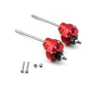 For SCX10 90046 90047 Front And Rear Door Axle 313mm Wheel Base Metal Reverse Transmission Steering Components For Climbing Frame RC Spare Parts