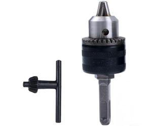 For Sds-plus Drill Chuck Adapter, 13Mm Heavy Duty Keyed Conversion Tool With Square Round Shank For Rotary Hammer, Metal Self Locking Design Compatible With For Bosch(A)