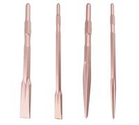for SDS Plus Electric Hammer Chisel Set, Includes Pointed and Flat Chisels, Hex Shank Compatible with Drills (Pointy 17x400mm)