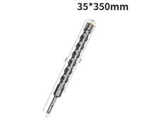 for SDS Plus Hammer Drill Bit 25-35 Mm X 350 Mm with Carbide Tip for Concrete Brick Masonry Reinforced Concrete for Professional Use 4-Cutting Edge Cross Tip for Precision Drilling