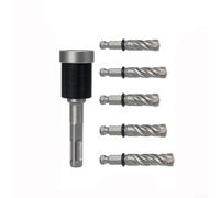 for SDS Plus Split Drill Bit 10mm Quick Change Carbide Tip for Concrete Brick Masonry Drilling with Depth Stop 101mm(Square Handle 6pc)