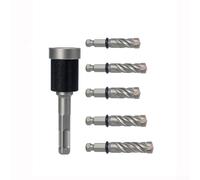 for SDS Plus Split Drill Bit 10mm Quick Change Carbide Tip for Concrete Brick Masonry Drilling with Depth Stop 101mm(Round Handle 6pc)