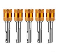 for SDS Plus To Hex Adapter, 1-Piece Rotary Hammer Converter, 6.35mm Quick Release Chuck Extension Rod With Two-Groove Lock For Screwdriver Bits(C)