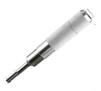 For SDS-Plus to Max Rotary Hammer Drill Bit Adapter, 18mm Hex Shank Converter, 40Cr Steel Quick-Release Self-Locking for Heavy-Duty Drilling, Silver(A)