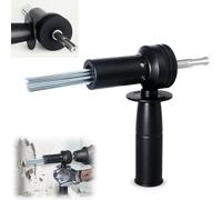 for SDS Shank Electric Hammer Needle Scaler Adapter for Rust Removal, Concrete Drilling & Masonry Preparation - Hardened Alloy Steel, 521.5g